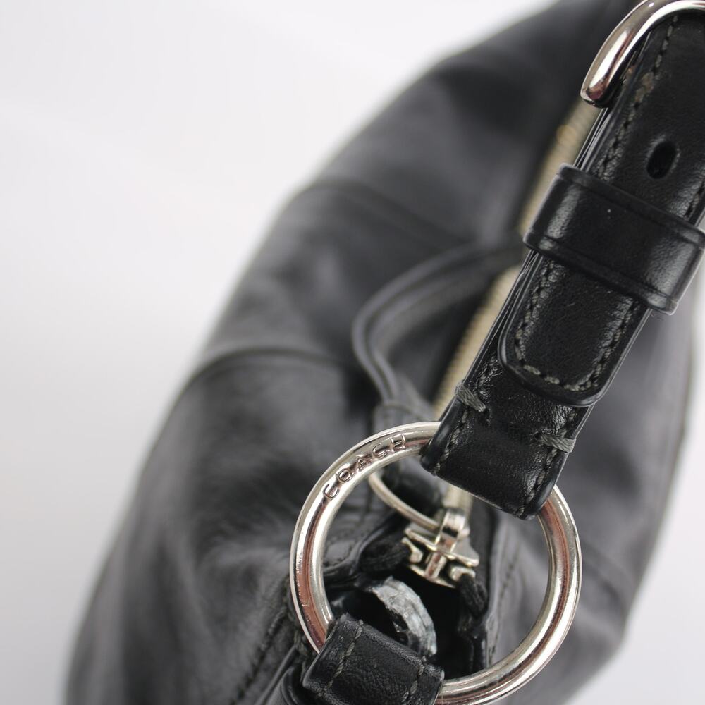Coach Vintage Y2K Black Leather Soho Hobo Shoulder Bag - Picture 10 of 11